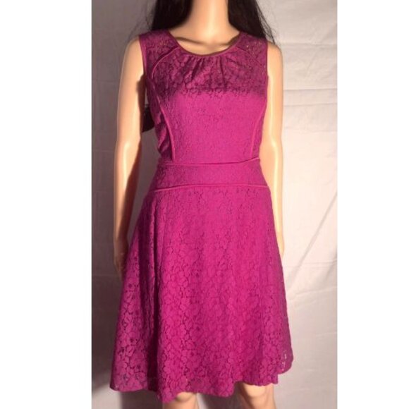 Studio One New York, Pretty Pink Lace dress in size 14 - Picture 1 of 11